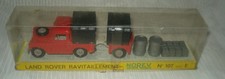 NOREV n°107 : Land Rover ravitaillement rouge et noire - 1/43 - boîte d'origine