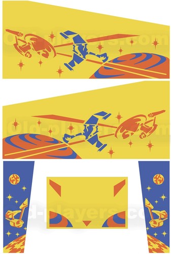 Stickers bally star trek - stickers,