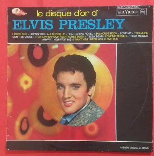 Elvis presley disque or - elvis,