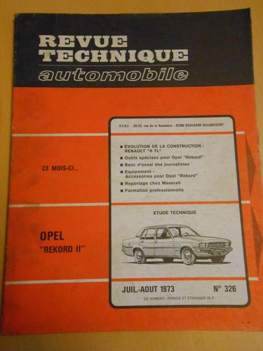 Rta revue technique 326 - n°,