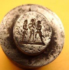 Ancienne matrice/ poinçon/outil (B2242) 213g Ste GODELIEVE