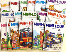 19 livres MINI-LOUP entre 2 et 34 P. Matter avec figurine Livre jeunesse enfant