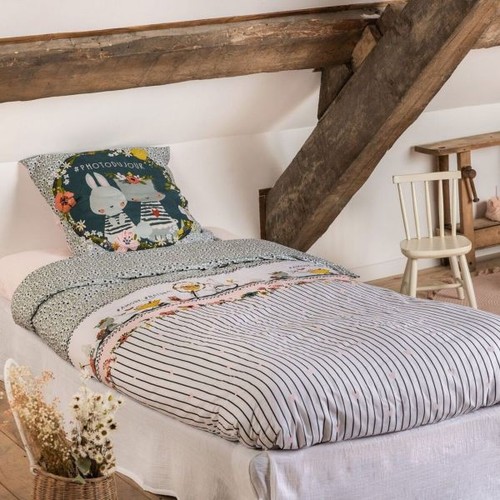 Parure lit 220x240 coton - de,