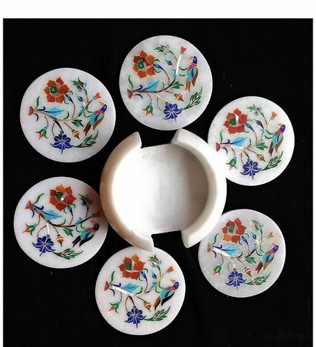 Marbre coaster set - coaster, cornaline