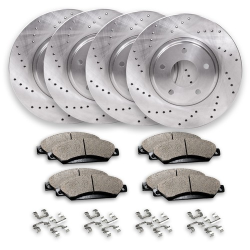 Front rear drilled brake - &,