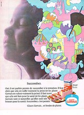PUBLICITE  1971   GERVAIS