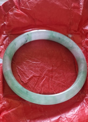 Bracelet jade vert transparent - bracelet,