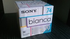 10 Minidisc Sony Bianca Série