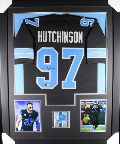 Aiden hutchinson lions - hutchinson, black