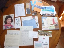 Lot de documents de stations de radio d'Asie et du Moyen-Orient - ondes courtes