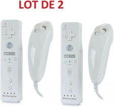 2X Manettes Wiimote Motion