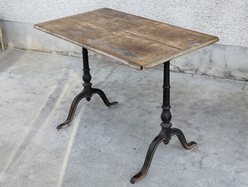 Ancienne table bistrot - table,
