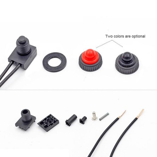 2pcs 12v imperméable bouton - 2pcs,