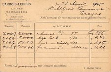 CPA 59 TOURCOING LAINES BARROIS LEPERS CPA PUBLICITAIRE