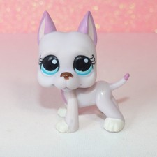 authentic LPS LITTLEST PETSHOP 1022 great dane dog dogue argentin chien