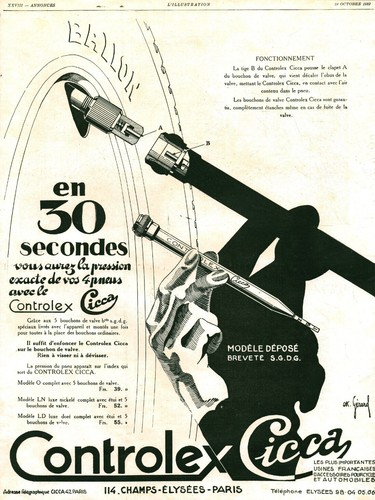 Publicité ancienne automobile
