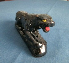 Vintage black panther cat - vintage,