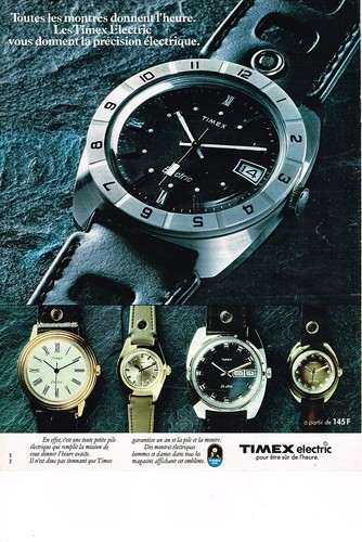 Publicite 1976 timex - publicite,