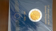pièce de monnaie 2 euros COLLECTION COMPLETTE ERASMUS 23 PIECES  AVEC SON COFFRE