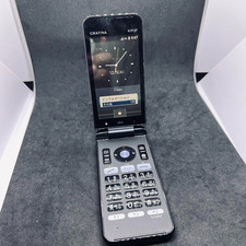 Téléphone à clapet Android Kyocera GRATINA KYF37 4G débloqué marine noir...