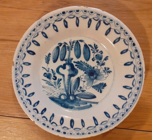 Ancienne assiette faience - assiette, en