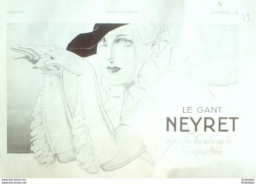 Publicite lingerie neyret - neyret, 1936