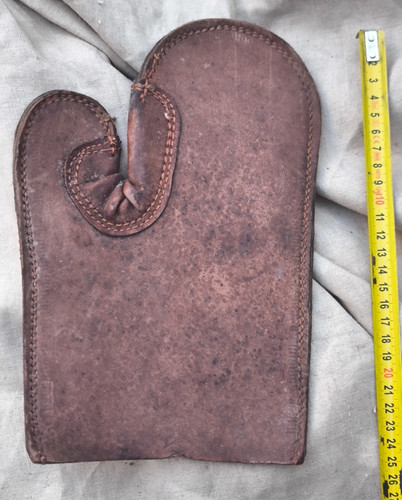 Gant cuir dérouleur câble - cuir,