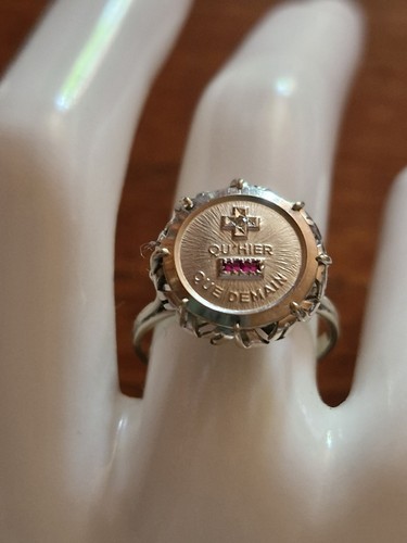 Bague médaille amour - bague, augis