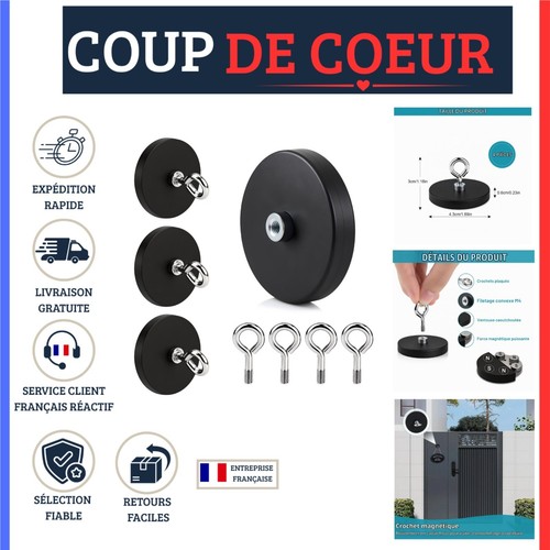 Aimants néodyme caoutchoutés - aimants,