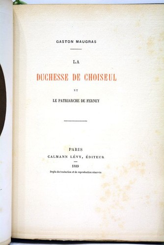 Livre ancien maugras - livre,