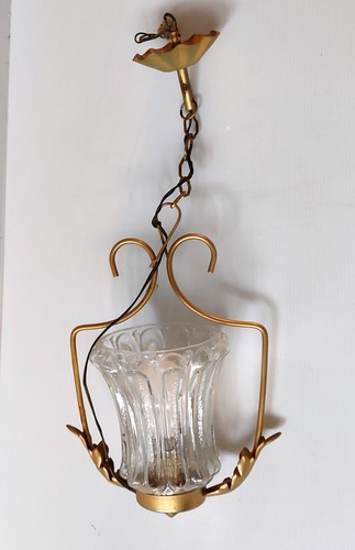 Suspension metal dore - suspension, verre