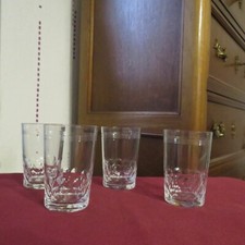 4 verres gobelet a liqueur en