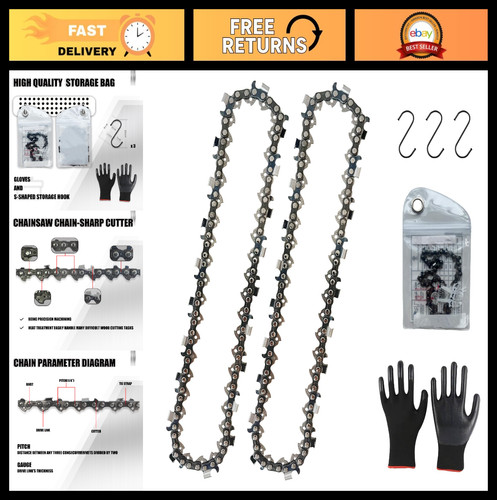 Replacement chainsaw chain - 6",