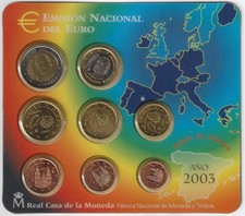 coffret 8 pièces 2003 ESPAGNE