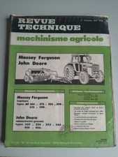 REVUE TECHNIQUE TRACTEUR MASSEY FERGUSON 265 275 285 290 575 590 moteur PERKINS