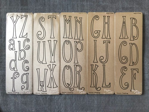 Scrapbooking dies alphabet - dies,
