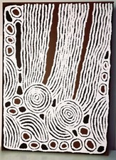 Peinture aborigène originale – Ningura Napurrula (Papunya Tula)