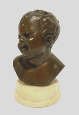 bronze miniature sujet buste