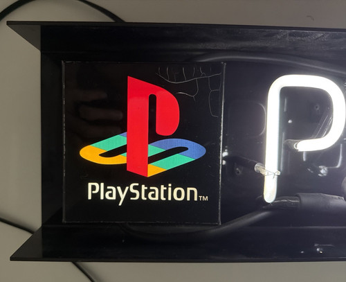 Vintage PlayStation Neon Sign