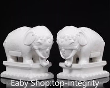 10 "Dehua porcelaine blanche