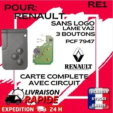 Carte 3 boutons Renault Megane