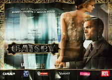 THE GREAT GATSBY Huge French Eight Panel Vintage Movie Poster Original 2013