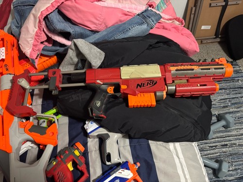 Nerf crimson red strike - cs-6,