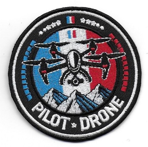 Ecusson pilote drone - ecusson,