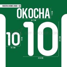 OKOCHA #10 Nigeria Home 2000
