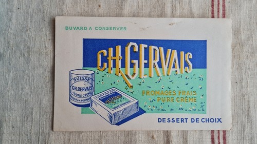 Ancien buvard publicitaire - ancien,