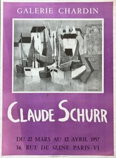 CLAUDE SCHURR AFFICHE LITHO