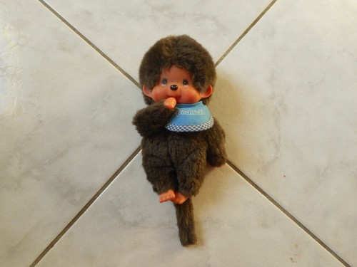 Peluche kiki monchichi bavoir - peluche,