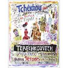 TERECHKOVITCH Kostia - Lithographie "Exposition Galerie Pétridès, Paris" 64x49cm