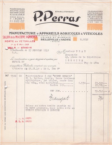 Belleville fabricant p - 69,
